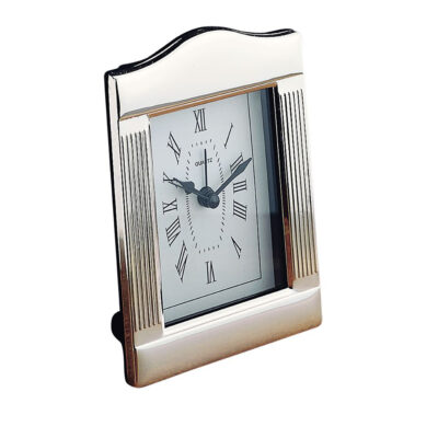 Silver-Plate Clock